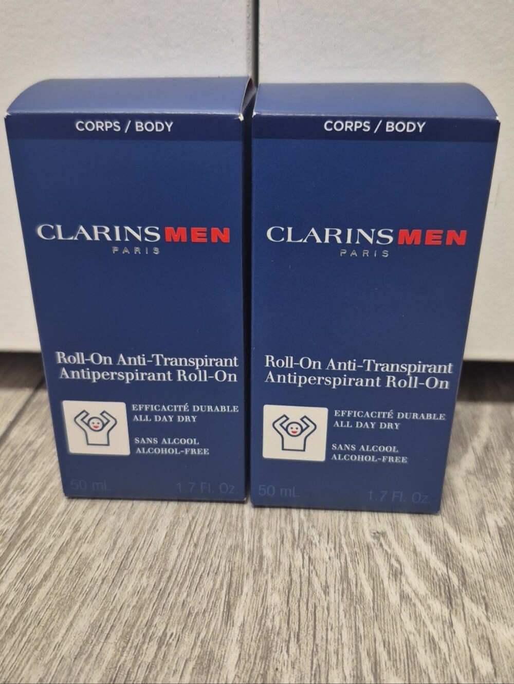 2 Clarins - Men Antiperspirant Roll-On 50ml/1.7oz New In Box